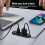 Desktop USB-aansluiting, bureau, draagbare dubbele USB-oplaadstekker, computerbureau, kantoormeubelaccessoires 4