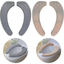 WC-istuimen suojukset, 2 paria WC-istuimen tyynynlämmitintä WC-istuimen tyynyä Universaalit WC-istuimen suojukset