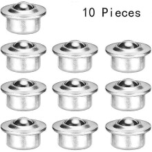 10pcs Furniture Ball Casters,transfer Ball Casters,swivel Ball Casters(silver)