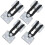 Conector para sofá modular, 4 peças, encaixe de metal para sofá, estilo jacaré. 1