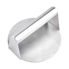 Presse, presse à écraser ronde, kit d'accessoires pour plaque de cuisson compatible avec grill, machine à hamburgers et presse-graisse