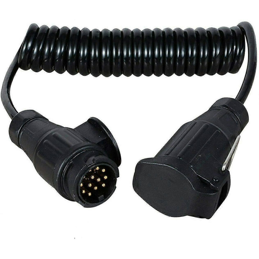 2M 13 Pin To 13 Pin Extension Lead Compatible With Trailer, Boat, Trailer, Caravan, Bike Rack Etc. 3682758296095
