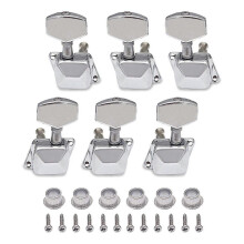 Set van 4 basgitaarstemmechanieken, compatibel met onderdelen voor elektrische basgitaren.