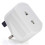 Adaptador de tomada de 2 pinos para 3 pinos para barbeador elétrico - Branco 1