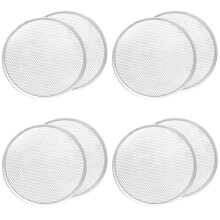 8-fach Pizzablech, Pizzaplatte, ofengeeignete Pizzaplatte, Pizzablech, 30 cm (12 Zoll) nahtlose Aluminium-Antihaftbeschichtung