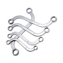 Clés en S de 5 pièces comprenant des clés de 10-11 mm, 12-13 mm, 14-15 mm, 16-17 mm et 18-19 mm pour la réparation de fixations de machines