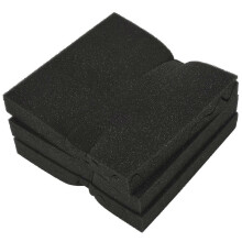 6 Stück 30x30x4cm Schalldämmende Akustikschaumstofffliesen, geräuschabsorbierend