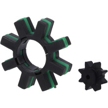 Eje del motor de dirección del coche Amortiguador del coche Eje del motor de dirección asistida eléctrica (negro Verde) (1 unidad)