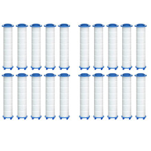 20 stuks vervangende douchefilters, geschikt voor hard water - Hoogwaardig douchefilter om chloor te verwijderen.