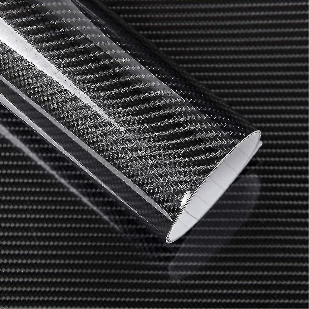 Starlight-5D Self Adhesive Carbon Fiber Vinyl Film Each Roll 152Cm *30Cm Compatible With Car, Computer, Smartphone Case, Motorcycle, Vehicle, 1Pcs 3533877799717