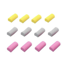 12PCS Damp Clean Duster Sponge Cleaning Brush Duster compatible with Cleaning Blinds Glass Baseboards Vents Rai