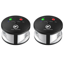 2X Riple Rodent Repeller, Ultrasonic Pest Repeller, Pressure Wave, Indoor compatible with Mice, Rats, Spiders,3
