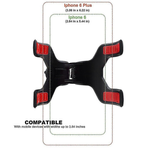 Supporto per cellulare con ventosa compatibile con l'auto 2