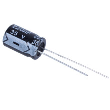 10 condensateurs électrolytiques 220 µF 35 V 105 C 8 x 12 mm