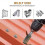 Hex Bits Reducer Connecting Socket Adapter compatible with 1/2" 3/8" 1/4" Ratchet/socket Wrench Tools 4