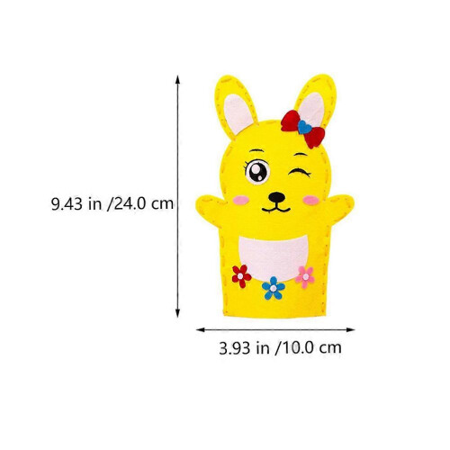 5 Sets Hand Puppet Making Kit Creative DIY Making Puppets Kids Educational Toys 2