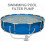 Electric Pool Filter Pump, S Pool Pump and Filter Kit, Paddling Pool Pump 3
