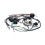 Compatível com chicote elétrico completo para motocicletas, quadriciclos e pit bikes de 50, 70, 90, 110 e 125 cc. 4