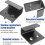 Duty Flat Hooks Stainless Steel, Ceramic Tile Display Bracket Mount Hook, Load-bearing(6pcs, Black) 2