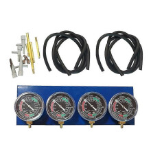 Motorcycle Fuel Vacuum Carburetor Synchronizer Tool Carb Sync Gauge 2/ 4 Cylinder compatible with Motorcycle Motorbike Carbs