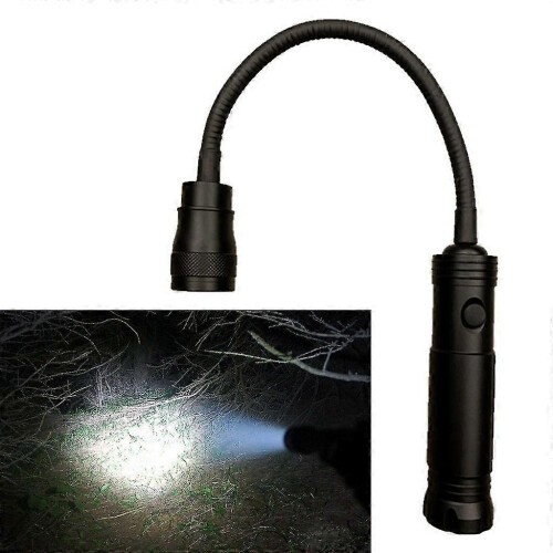 Lanterna de trabalho LED com base magnética, ajustável, para inspeção, flexível e com flash. 2