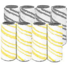 Conjunto de 8 rolos compatíveis com lavadora de pisos elétrica FC7 FC5 FC3 FC3D 2.055-007.0 / 2.055-006.0