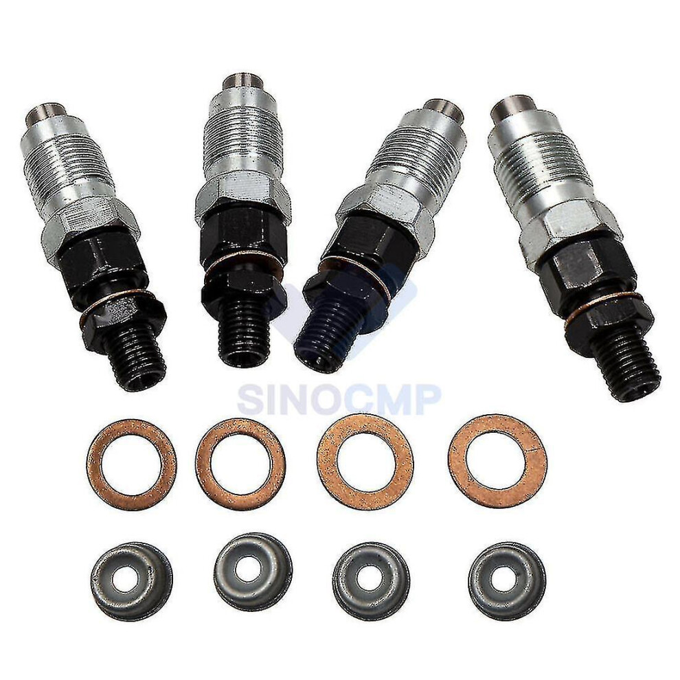 4X Fuel Injectors 16454-53900 16454-53905 Compatible With Kubota V2203 V2003 V1903 D1703 Engine 16454-53000 16454-53903 3602663713340