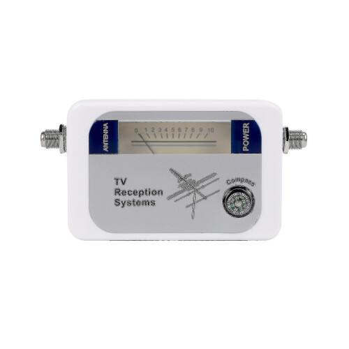 Dvb-t Finder Ψηφιακή κεραία επίγειας τηλεόρασης Μετρητής ισχύος σήματος λευκό