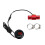Motorcycle Water Temperature Hour Counter Meter Water Temp Adapter Engine Hours Red Light 18mm 1