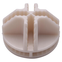 Lot de 20 connecteurs cubiques en ABS compatibles avec les étagères de rangement à caissons métalliques (blanc)