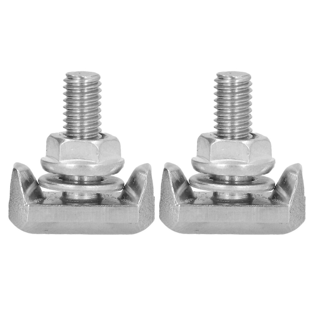 2Pcs Stainless Steel Car Battery Terminal T-Bolts 19116852 Replacement Compatible With Chevrolet 3277734387463