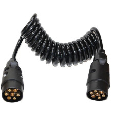 7 Pin Trailer Light Board Edge Extension Cable Truck Caravan Plug Socket Cord Part Lead Wire Part Splices Circuit 200cm