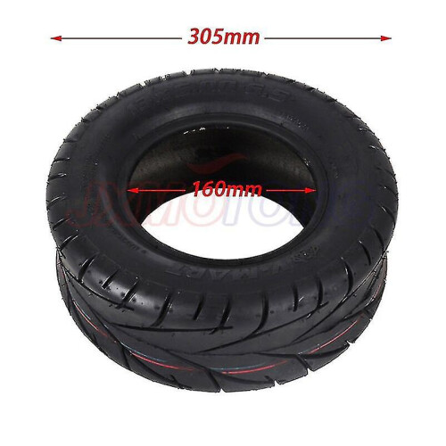 Pneu sem câmara de 13 polegadas para kart, 13x5.00-6.5, compatível com motocicletas e scooters elétricas FLJ K6. Acessórios para rodas.