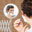 Chrome Wall Mounted Retractable 360 Rotating Mirror - 3x Magnification - 4