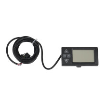36v-48v LCD-sähköpyöränäyttö pistokkeella, joka on yhteensopiva sähköpyörän BLDC-ohjaimen ohjauspaneelin S861 kanssa