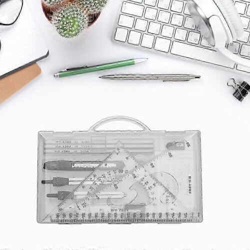 Architect Set,professional Geometry Set,compass And Protractor Set,drafting Tool 1