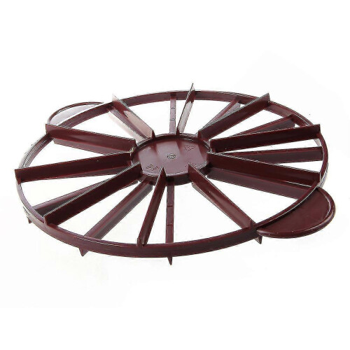 Cake Divider Slice Pie Cake 10 / 12 Piece Equal Portion Marker Divider Dark Red 2