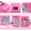 Cofrinho Cripto Digital Eletrônico Mini Caixa Eletrônico - Rosa 4