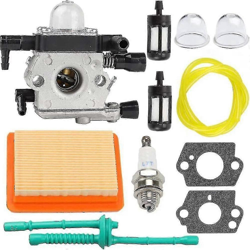 Carburetor Compatible With Mm55 Mm55c Tiller 4601-120-0600 Replace Zama C1q-S202a Carb With Air Filter Fuel Lin_good Quality 3293572432301