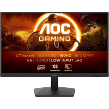 AOC Gaming 27G15N, 27" Full HD Monitor, 180 Hz, Fast VA, 1 ms, Adaptive Sync, HDR10