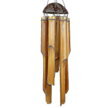 Campanillas de viento de bambú, sonido excelente, decorativas, ideales para el jardín y el balcón.