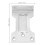 2pcs Door Closer Parallel Plate Door Closer Parallel Installation Plates compatible with Home 2