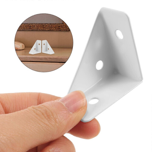 12 équerres de fixation d'angle pour table et meuble 2