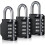 Combination Padlock Heavy Duty Locks - 4-digit Weatherproof Combination Lock 1