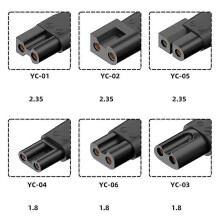 6 stuks Type-C opladeradapters, geschikt voor elektrische tondeuses, baardtrimmers, scheerapparaten en andere schoonheidsapparaten.