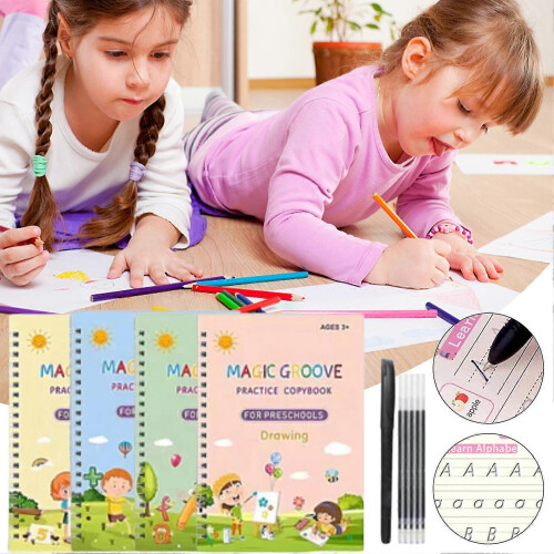 Children's Magic-copybooks Books Handwriting Practice Workbook Calligraphy Writing Exercise Books 2