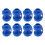 8pcs Trampoline Enclosure Pole Cap Plastic Trampoline Pole Caps Replacement Mini Trampoline Leg Cap 1