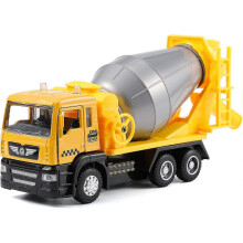 Gru giocattolo, auto in metallo, camion da costruzione con luci e suoni, veicoli a retrocarica, camion giocattolo
