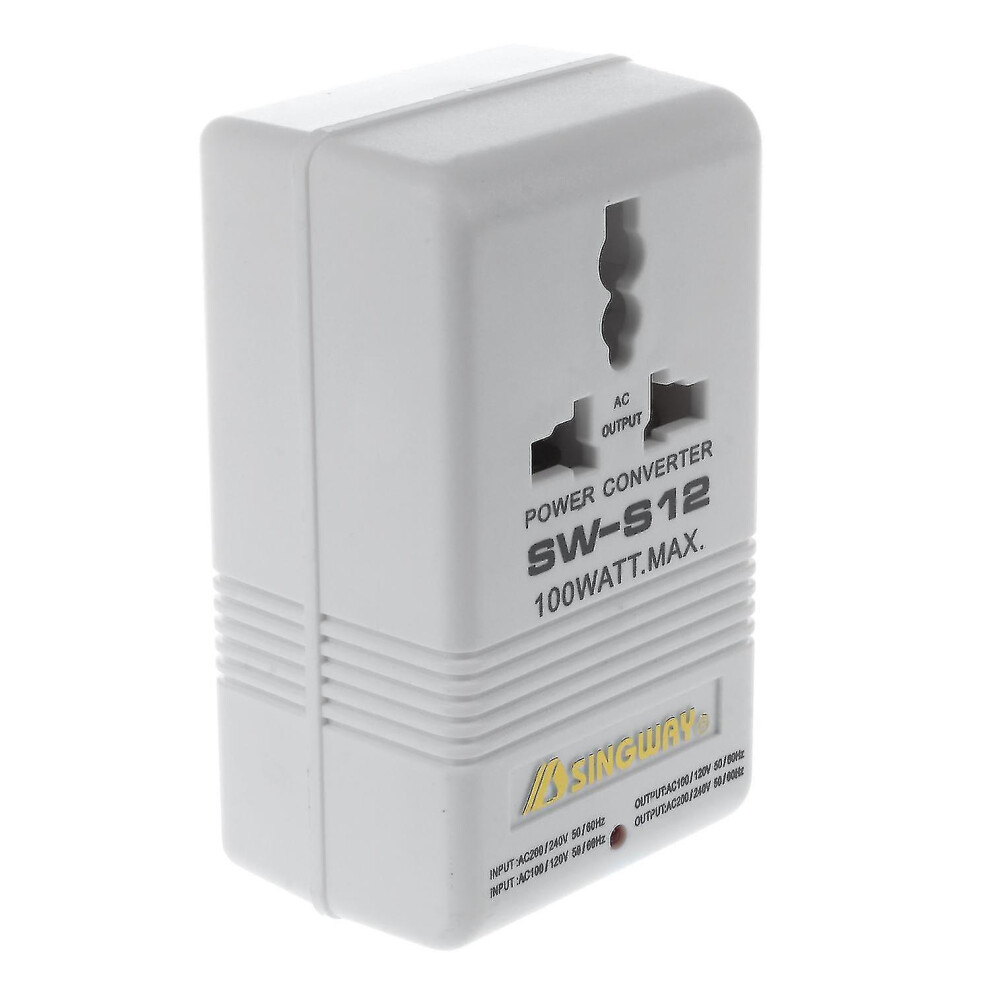 Singway 100W 110V/120V To 220V/240V Voltage Converter 3552772524101
