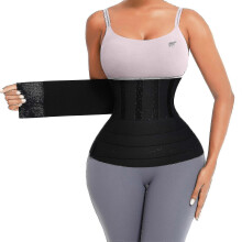 Waist Trainer compatibel met dames tailletrimmer wraps compatibel met buikband met lus, snatch bandage wrap, plus size buikband - YGWL
